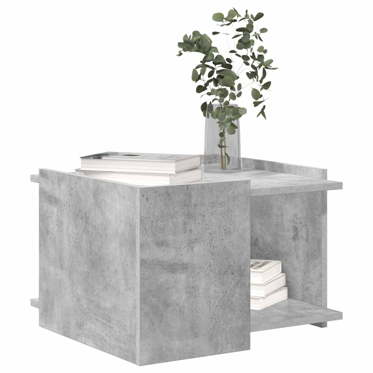 Couchtisch Betongrau 50,5 x 50 x 33 cm Holzwerkstoff