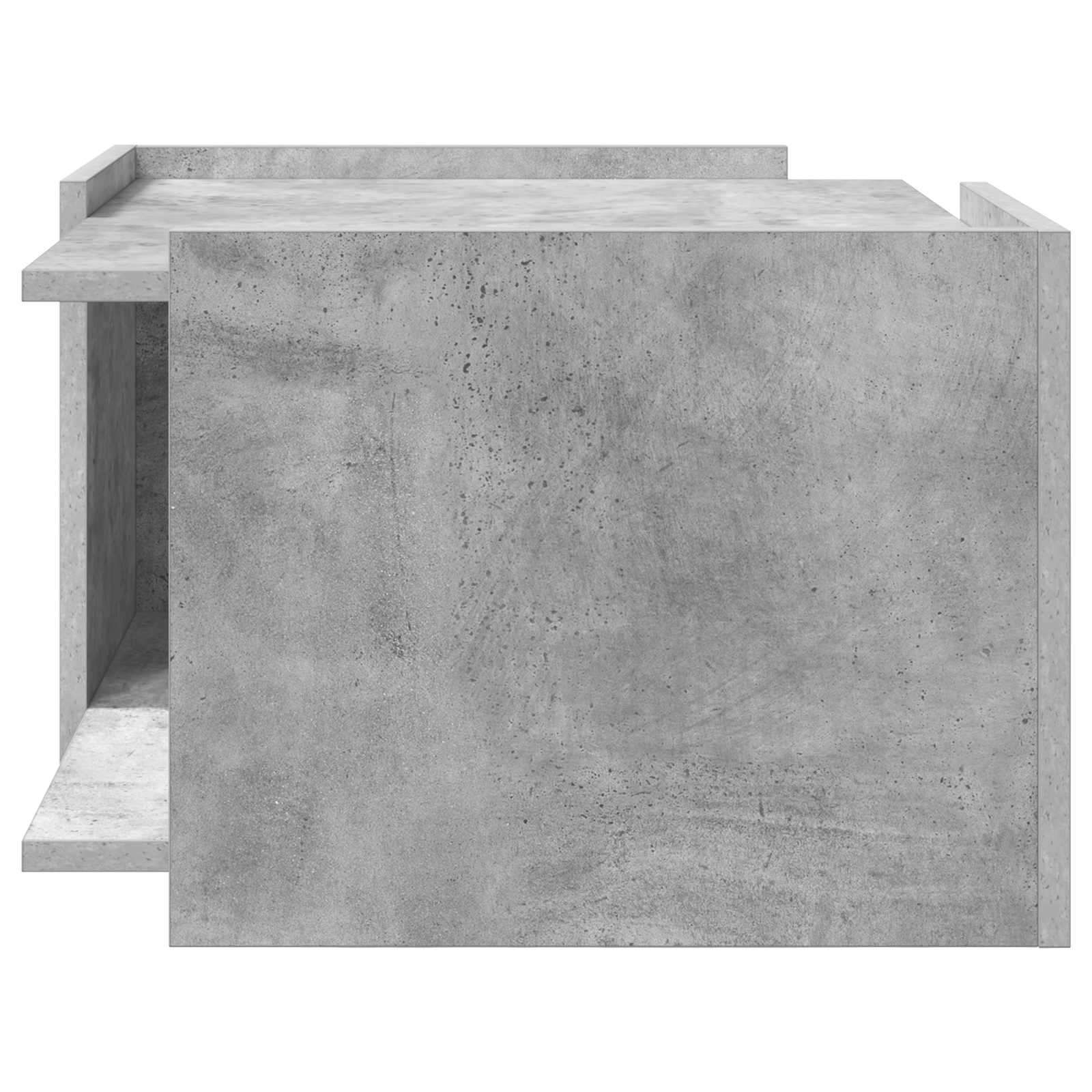 Couchtisch Betongrau 50,5 x 50 x 33 cm Holzwerkstoff