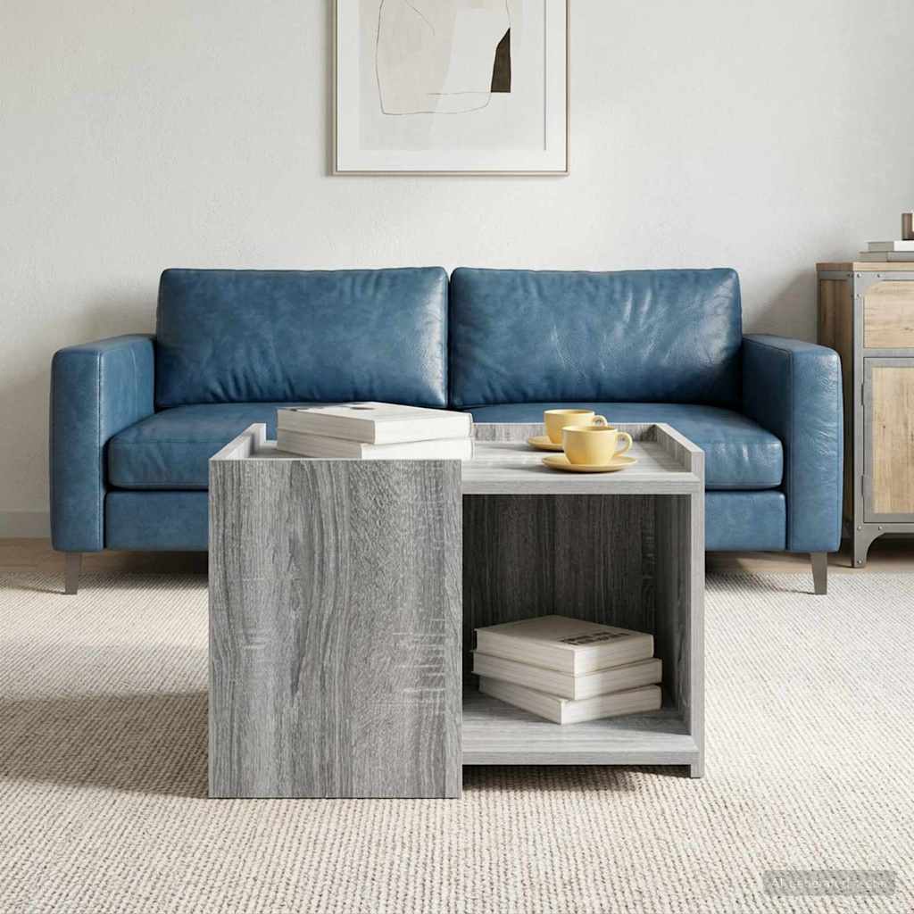 Couchtisch Sonoma-Grau 50,5 x 50 x 33 cm Holzwerkstoff