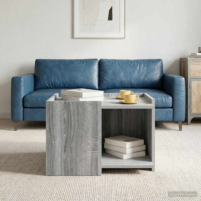 Couchtisch Sonoma-Grau 50,5 x 50 x 33 cm Holzwerkstoff
