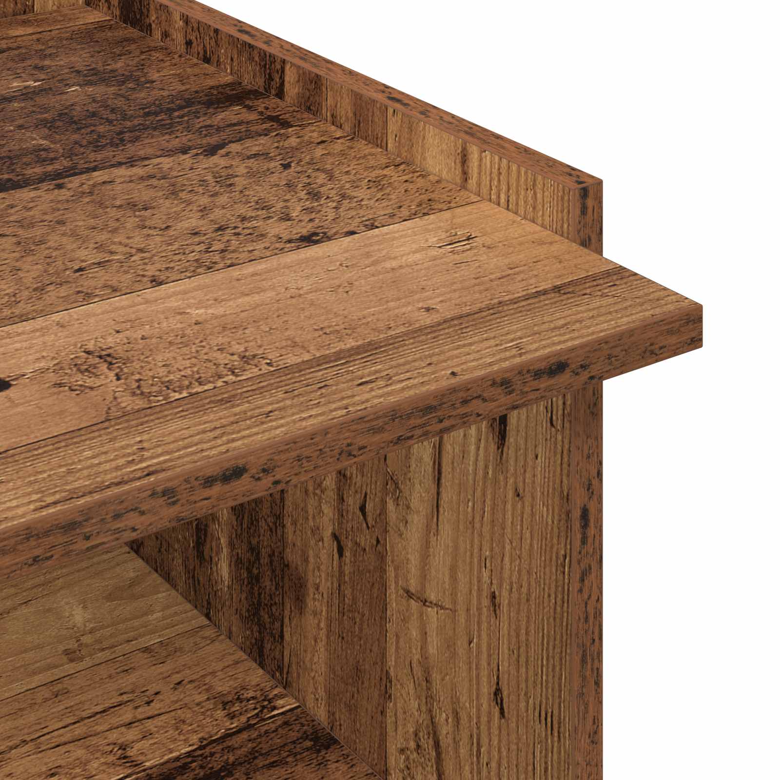 Couchtisch Altholz 50,5 x 50 x 33 cm Holzwerkstoff
