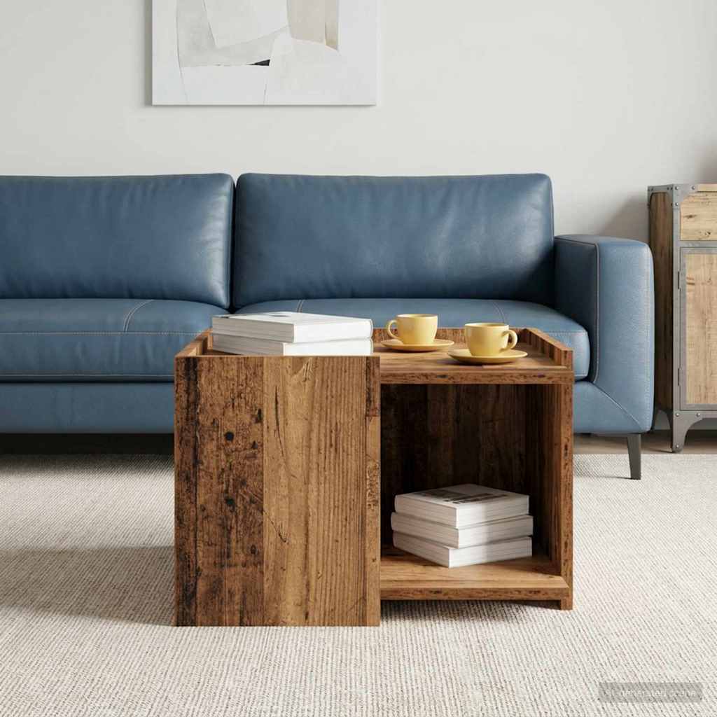 Couchtisch Altholz 50,5 x 50 x 33 cm Holzwerkstoff
