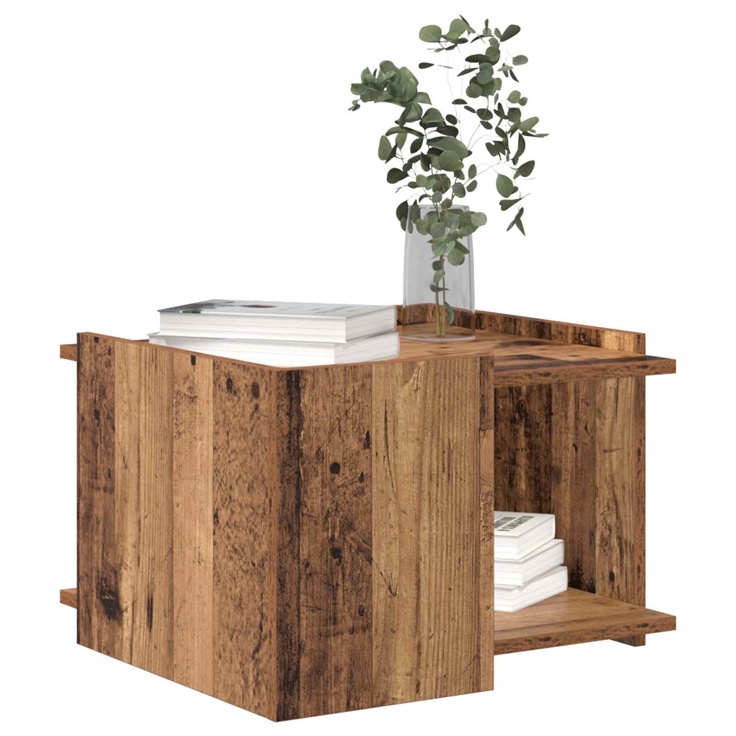 Couchtisch Altholz 50,5 x 50 x 33 cm Holzwerkstoff