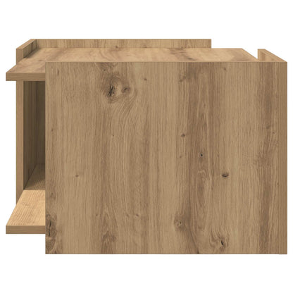 Couchtisch Artisan-Eiche 50,5 x 50 x 33 cm Holzwerkstoff