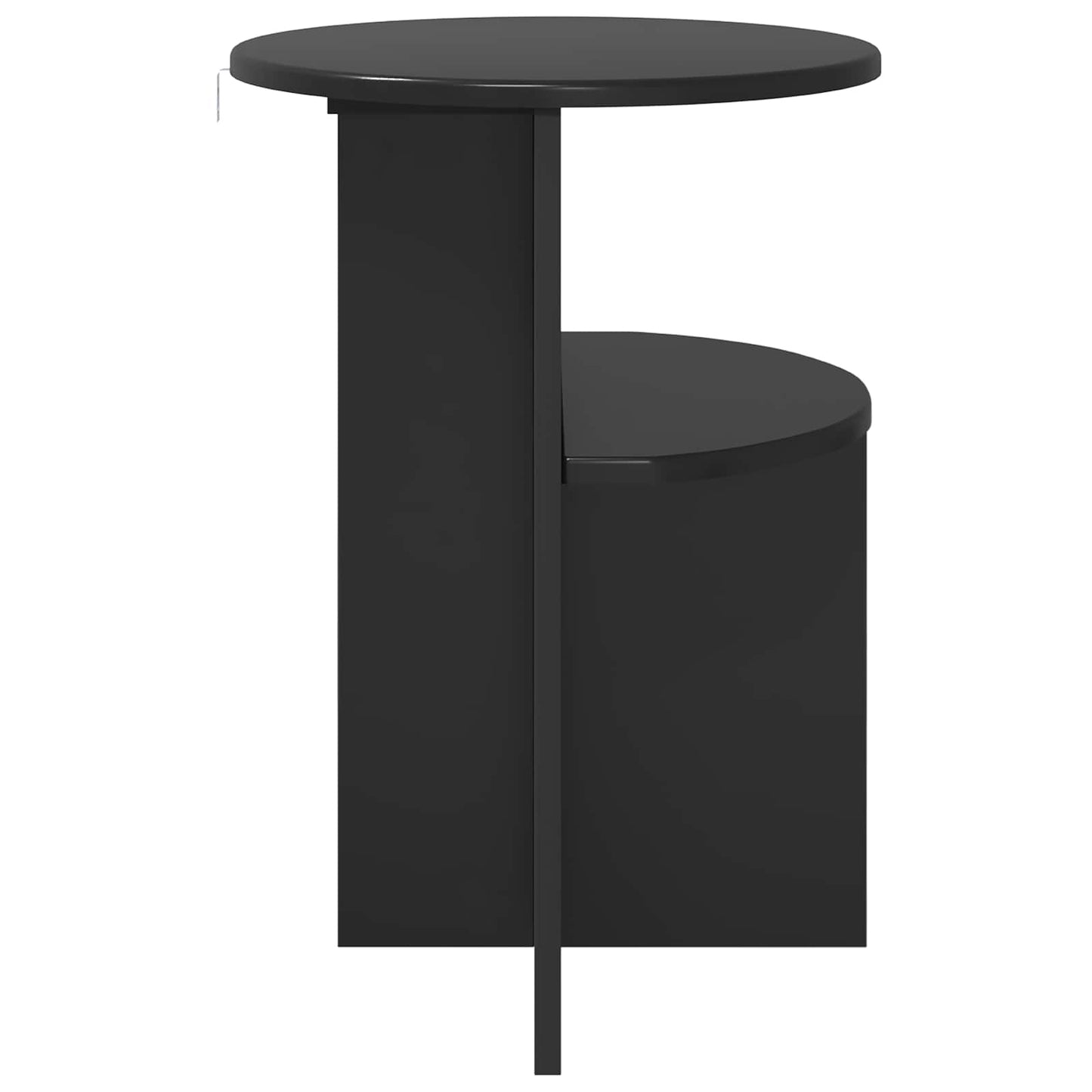 Beistelltisch Schwarze Eiche Ø 39,5 x 55 cm Holzwerkstoff