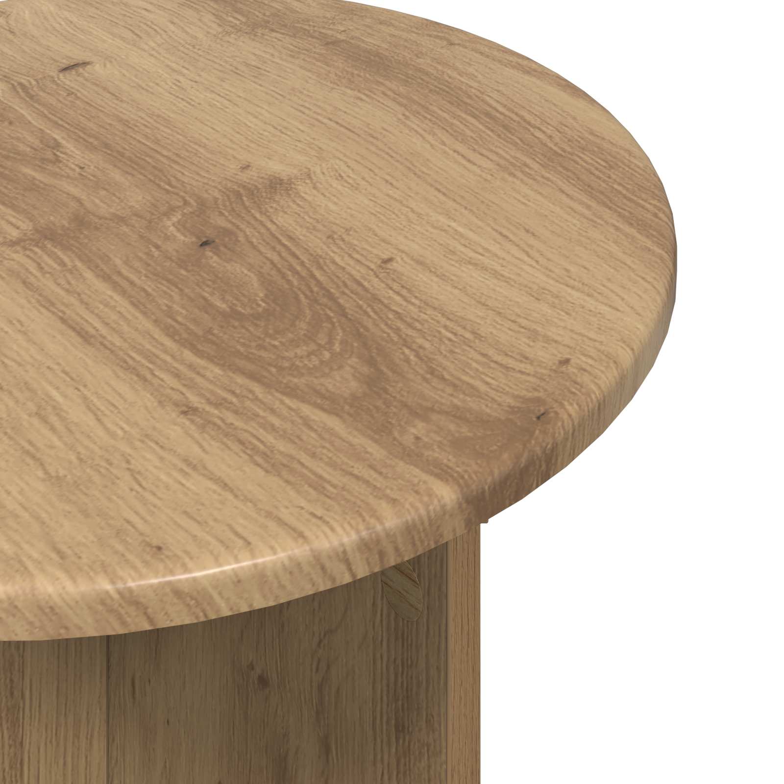 Beistelltisch-Set 2 stk. Artisan-Eiche Ø 45 x 35 cm
