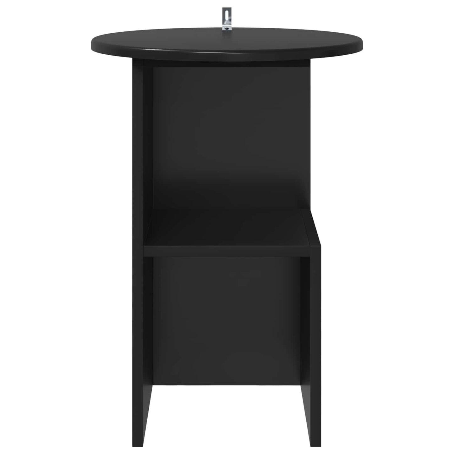 Beistelltisch Schwarz Eichen-Optik Ø 39,5 x 55 cm Holzwerkstoff