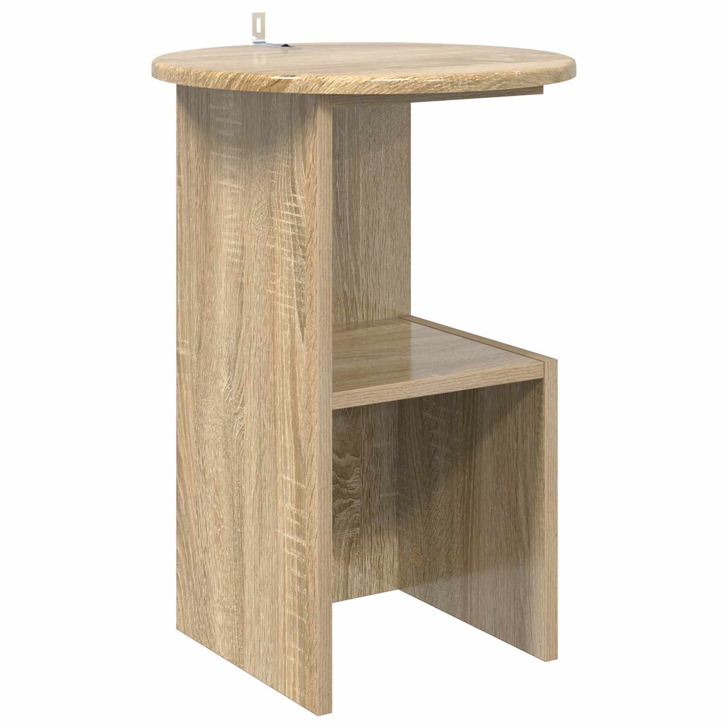 Beistelltisch Sonoma-Eiche Ø 39,5 x 55 cm Holzwerkstoff