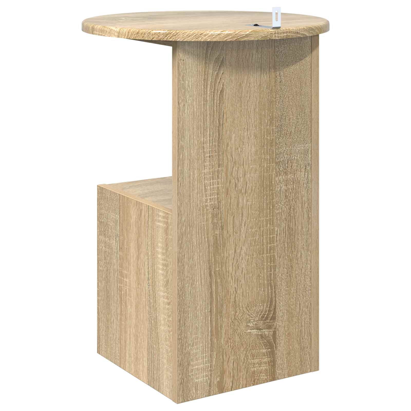 Beistelltisch Sonoma-Eiche Ø 39,5 x 55 cm Holzwerkstoff