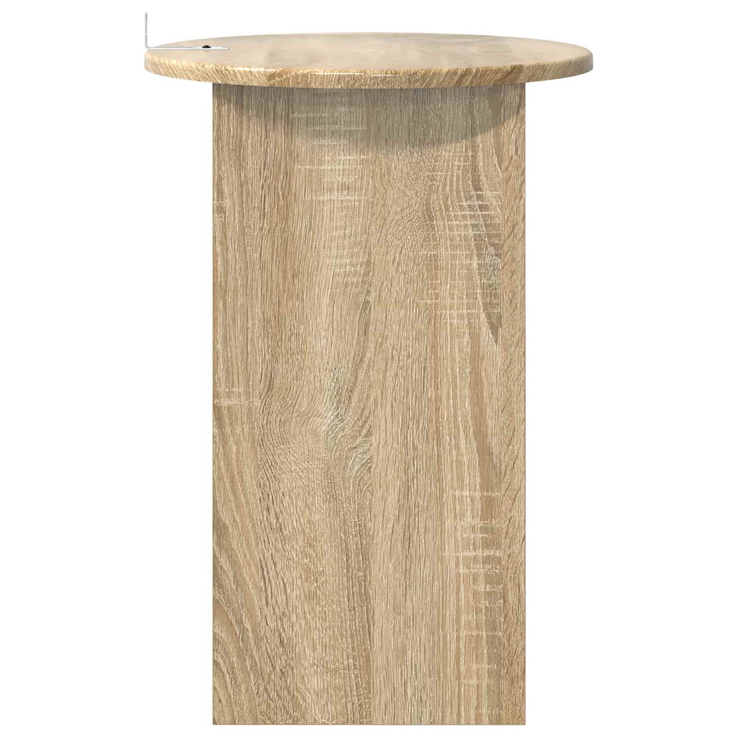 Beistelltisch Sonoma-Eiche Ø 39,5 x 55 cm Holzwerkstoff