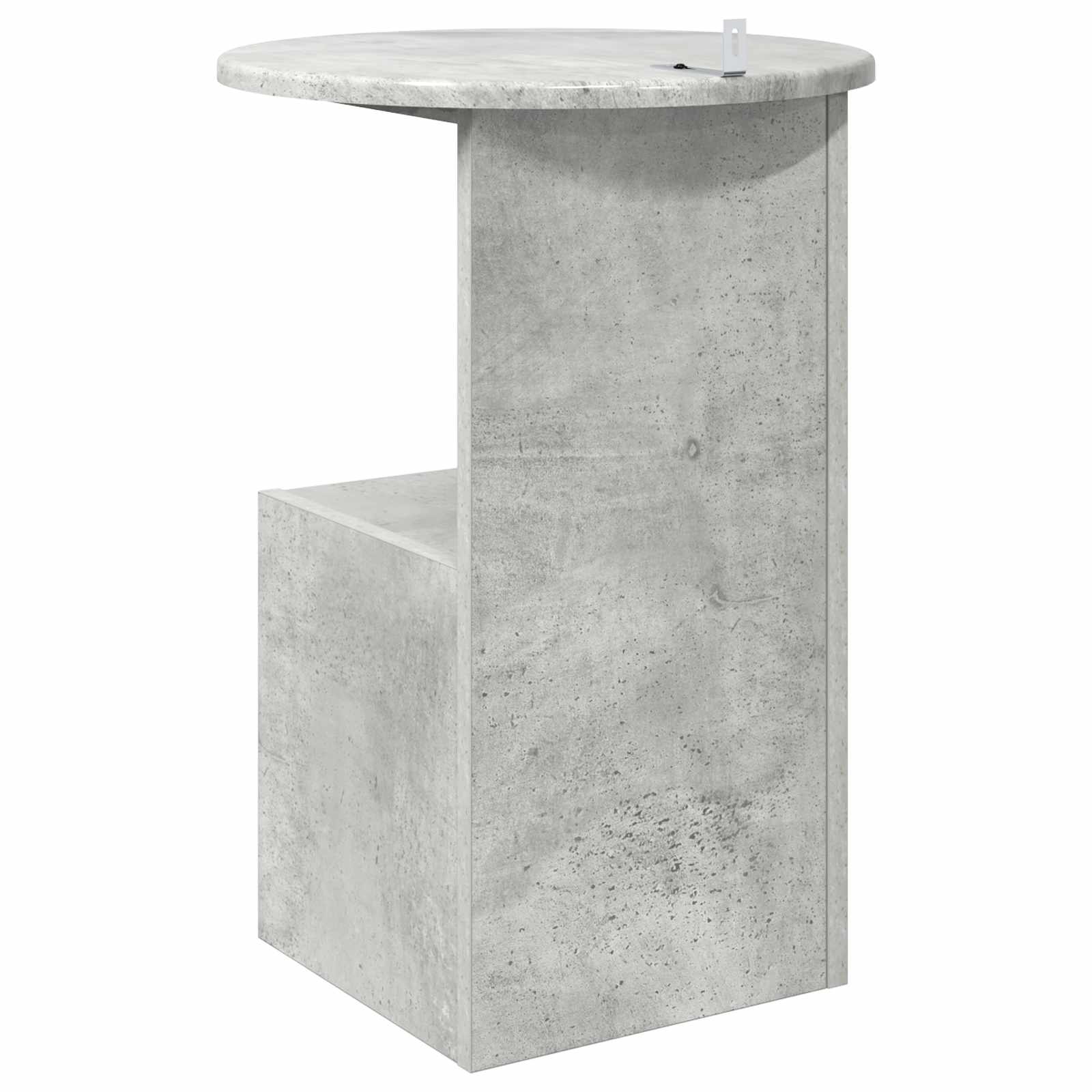 Beistelltisch Betongrau Ø 39,5 x 55 cm Holzwerkstoff