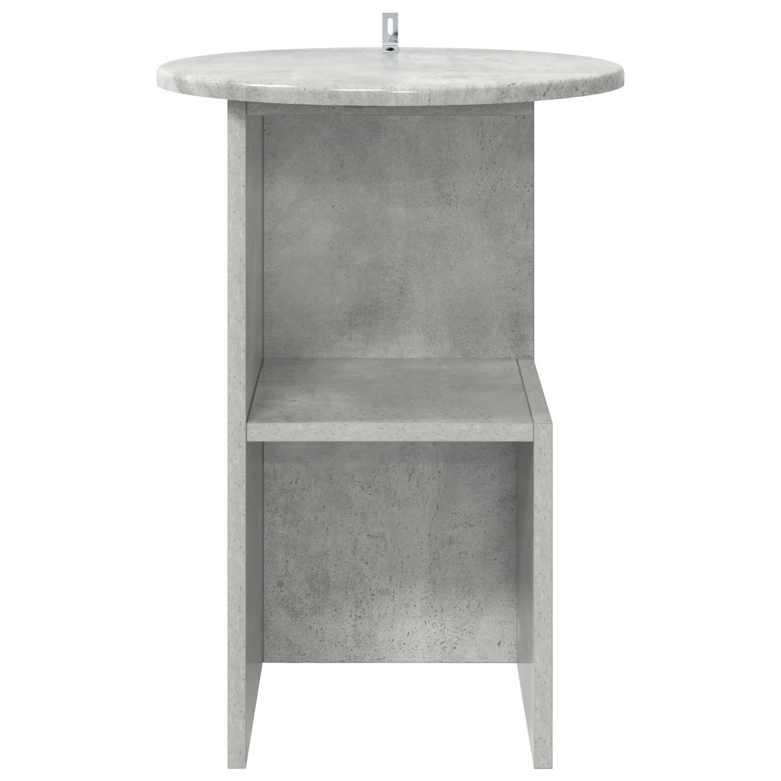Beistelltisch Betongrau Ø 39,5 x 55 cm Holzwerkstoff