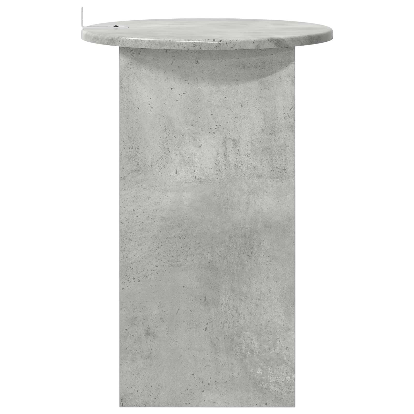 Beistelltisch Betongrau Ø 39,5 x 55 cm Holzwerkstoff
