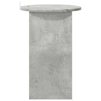 Beistelltisch Betongrau Ø 39,5 x 55 cm Holzwerkstoff