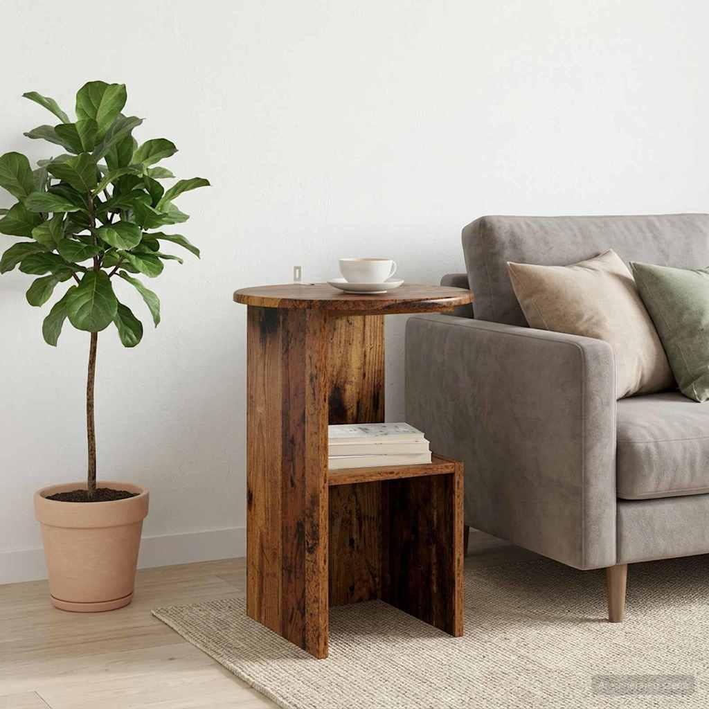 Beistelltisch Altholz Ø 39,5 x 55 cm Holzwerkstoff