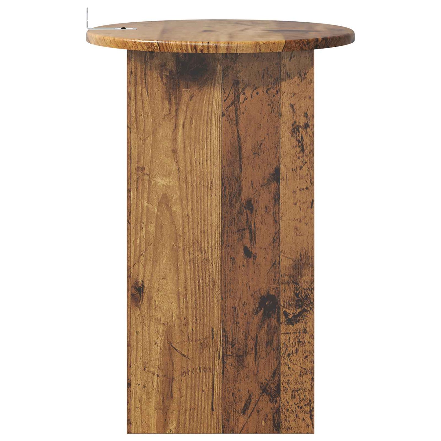 Beistelltisch Altholz Ø 39,5 x 55 cm Holzwerkstoff