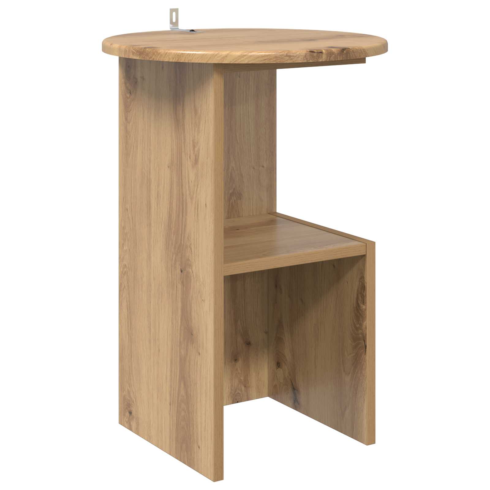 Beistelltisch Artisan-Eiche Ø 39,5 x 55 cm Holzwerkstoff