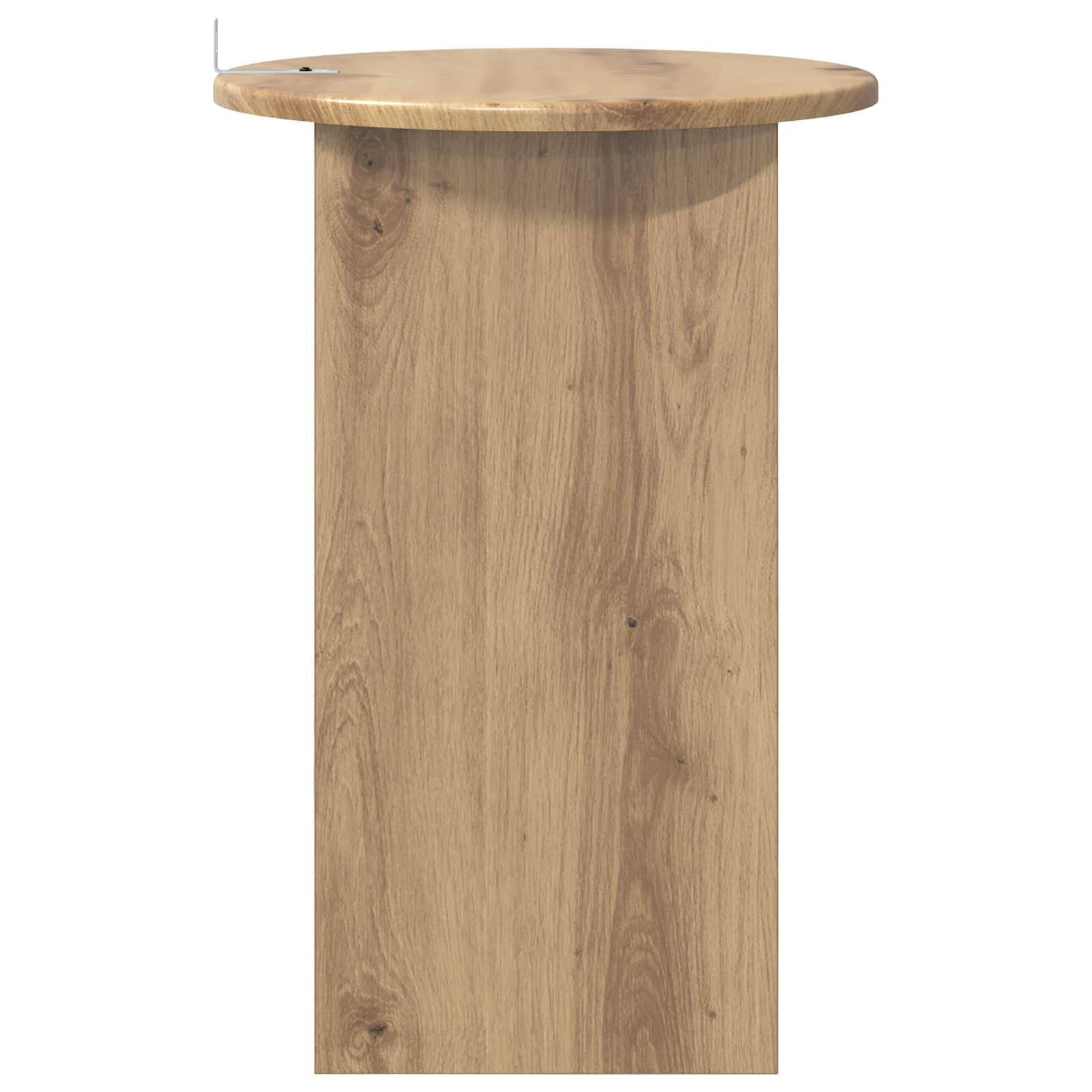 Beistelltisch Artisan-Eiche Ø 39,5 x 55 cm Holzwerkstoff