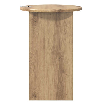 Beistelltisch Artisan-Eiche Ø 39,5 x 55 cm Holzwerkstoff