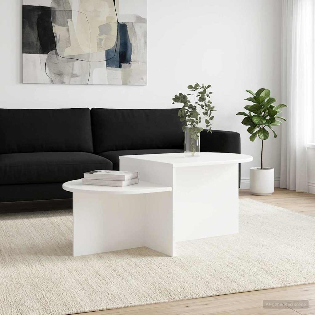 Couchtisch Weiß 100 x 50 x 40 cm Holzwerkstoff