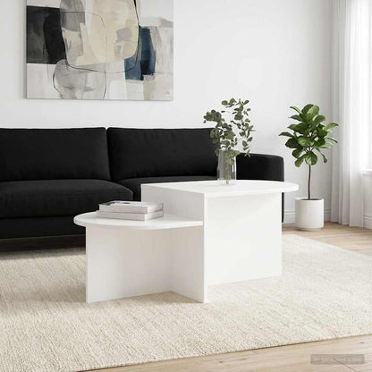 Couchtisch Weiß 100 x 50 x 40 cm Holzwerkstoff