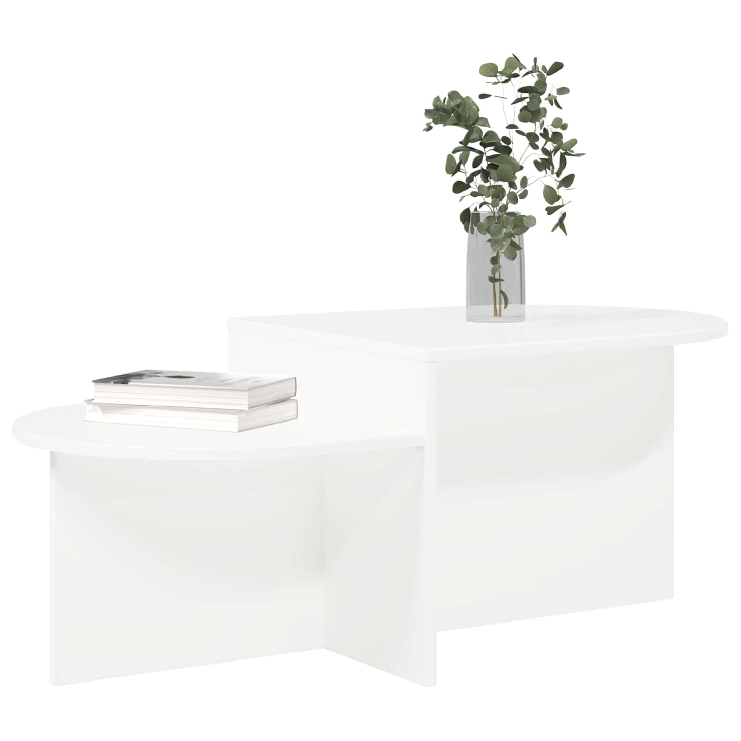 Couchtisch Weiß 100 x 50 x 40 cm Holzwerkstoff