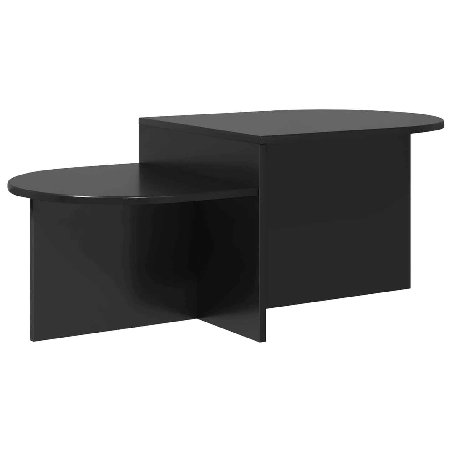 Couchtisch Schwarz Eichen-Optik 100 x 50 x 40 cm Holzwerkstoff