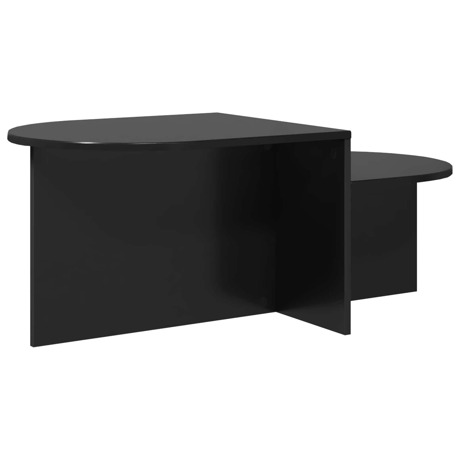 Couchtisch Schwarz Eichen-Optik 100 x 50 x 40 cm Holzwerkstoff