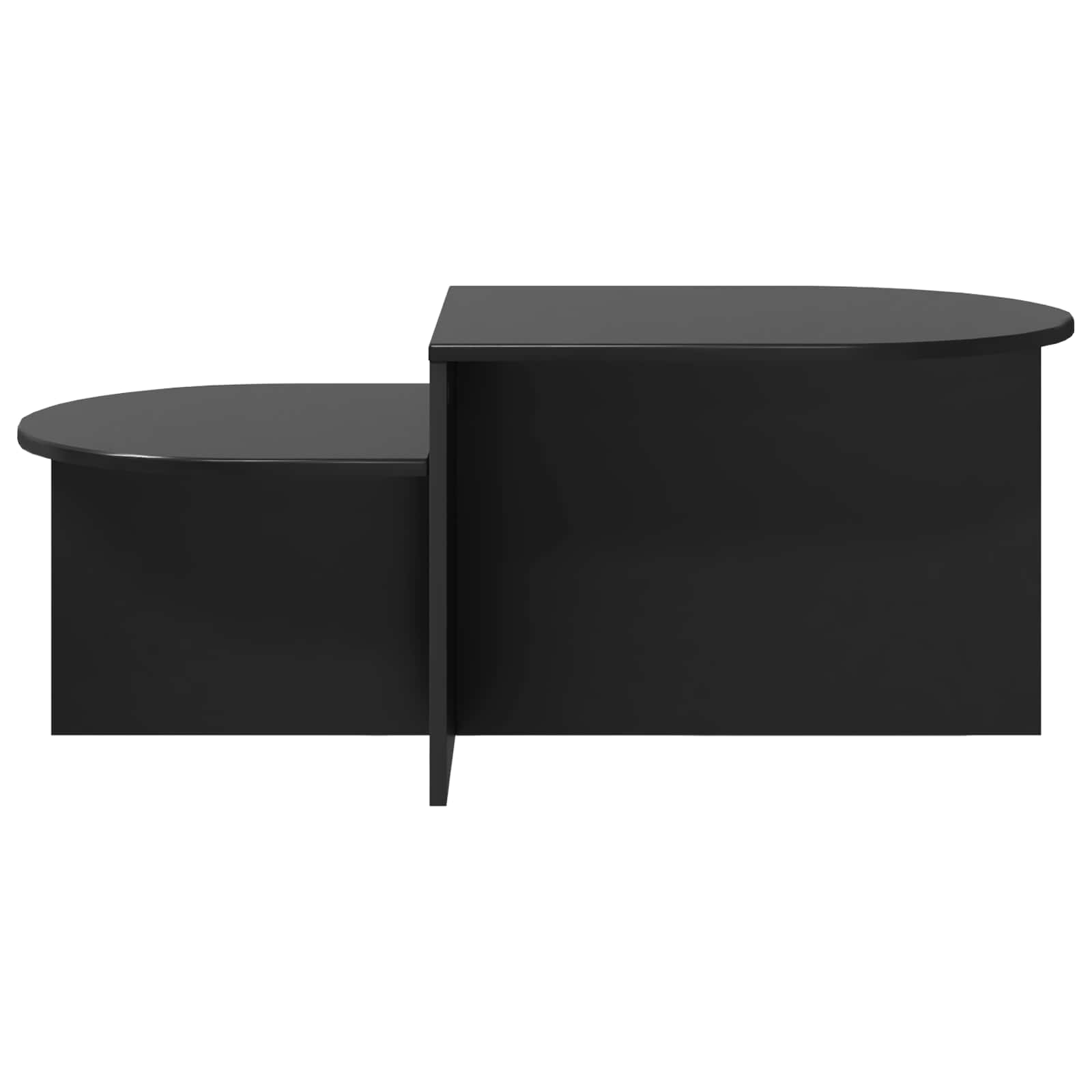 Couchtisch Schwarz Eichen-Optik 100 x 50 x 40 cm Holzwerkstoff