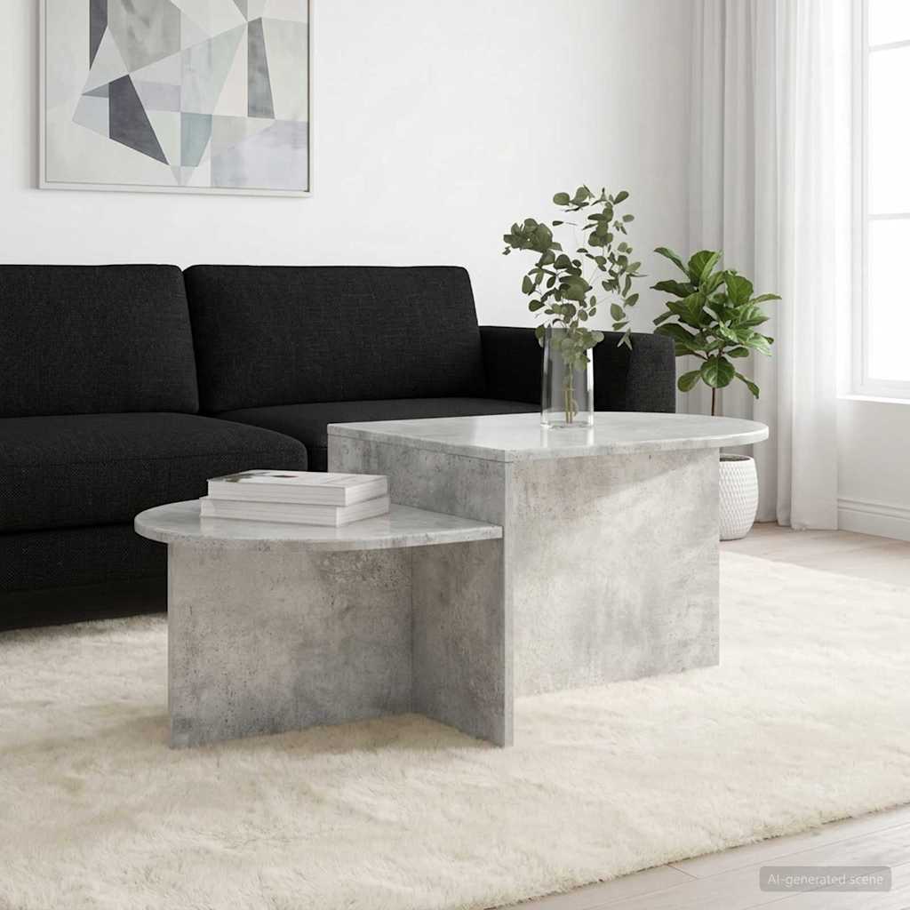 Couchtisch Betongrau 100 x 50 x 40 cm Holzwerkstoff