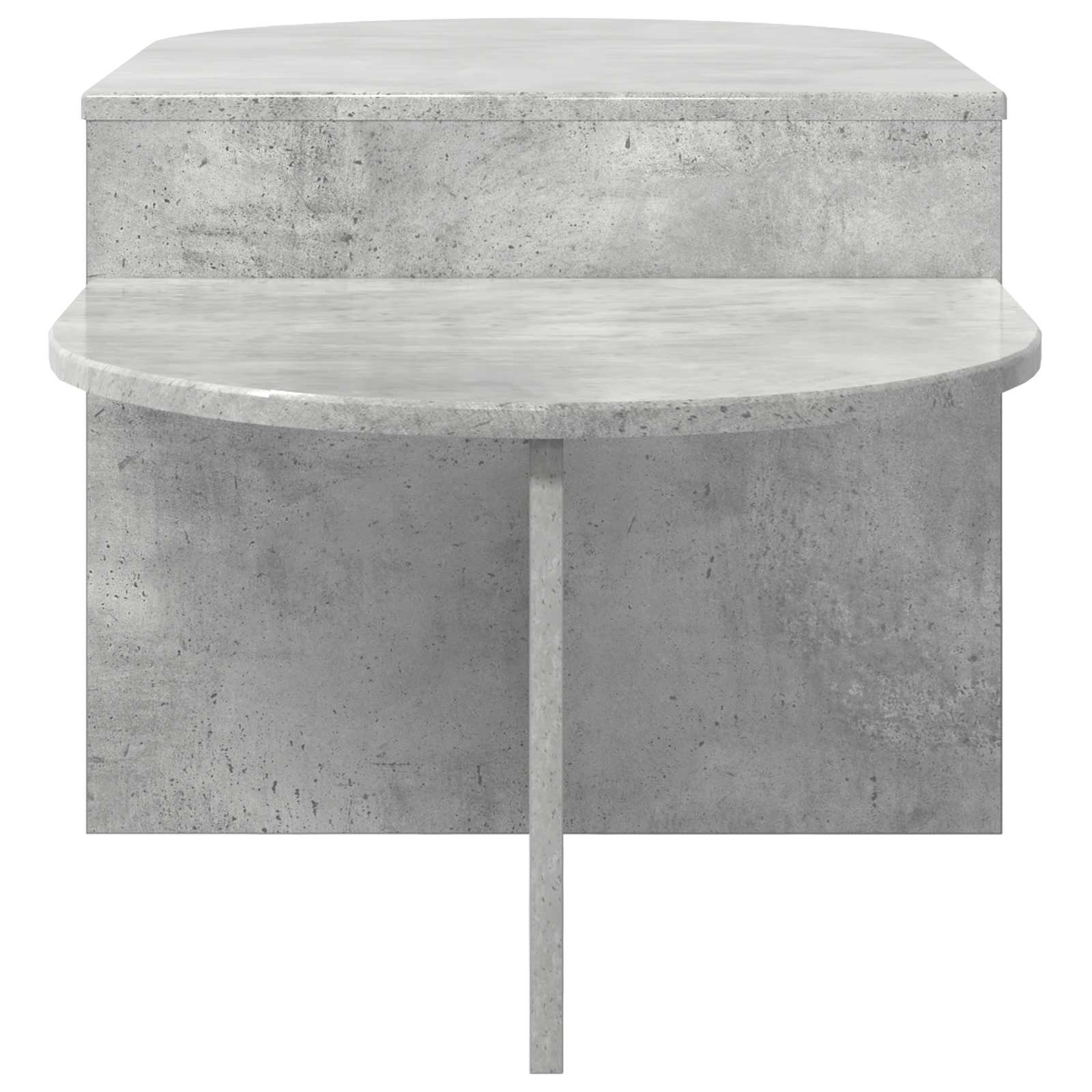 Couchtisch Betongrau 100 x 50 x 40 cm Holzwerkstoff