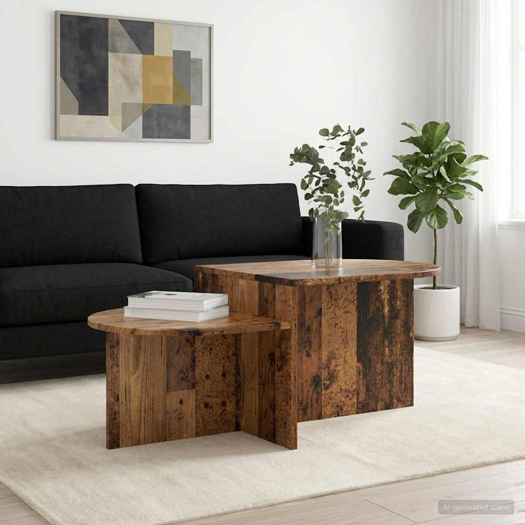 Couchtisch Altholz 100 x 50 x 40 cm Holzwerkstoff