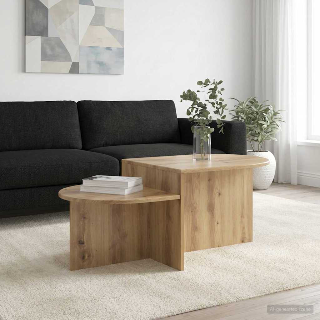 Couchtisch Artisan-Eiche 100 x 50 x 40 cm Holzwerkstoff