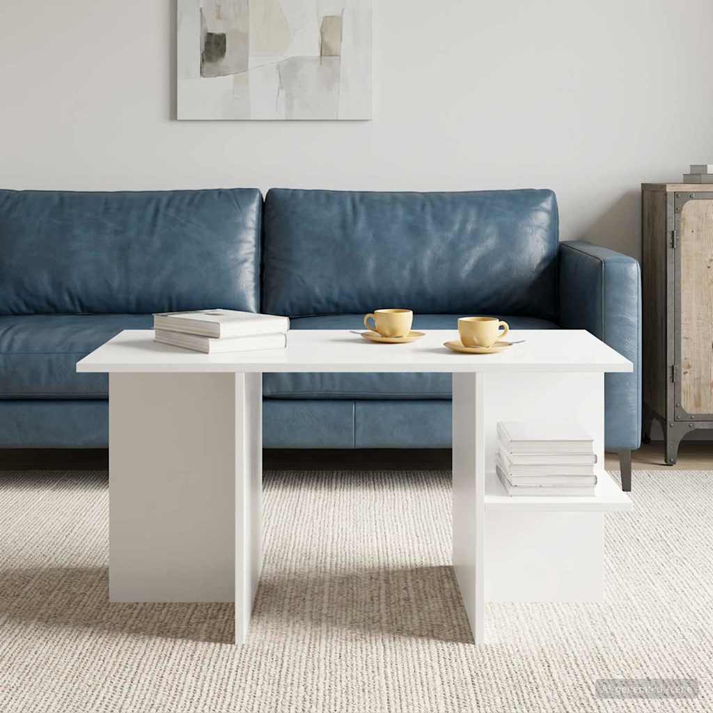 Couchtisch Weiß 87 x 50 x 45 cm Holzwerkstoff