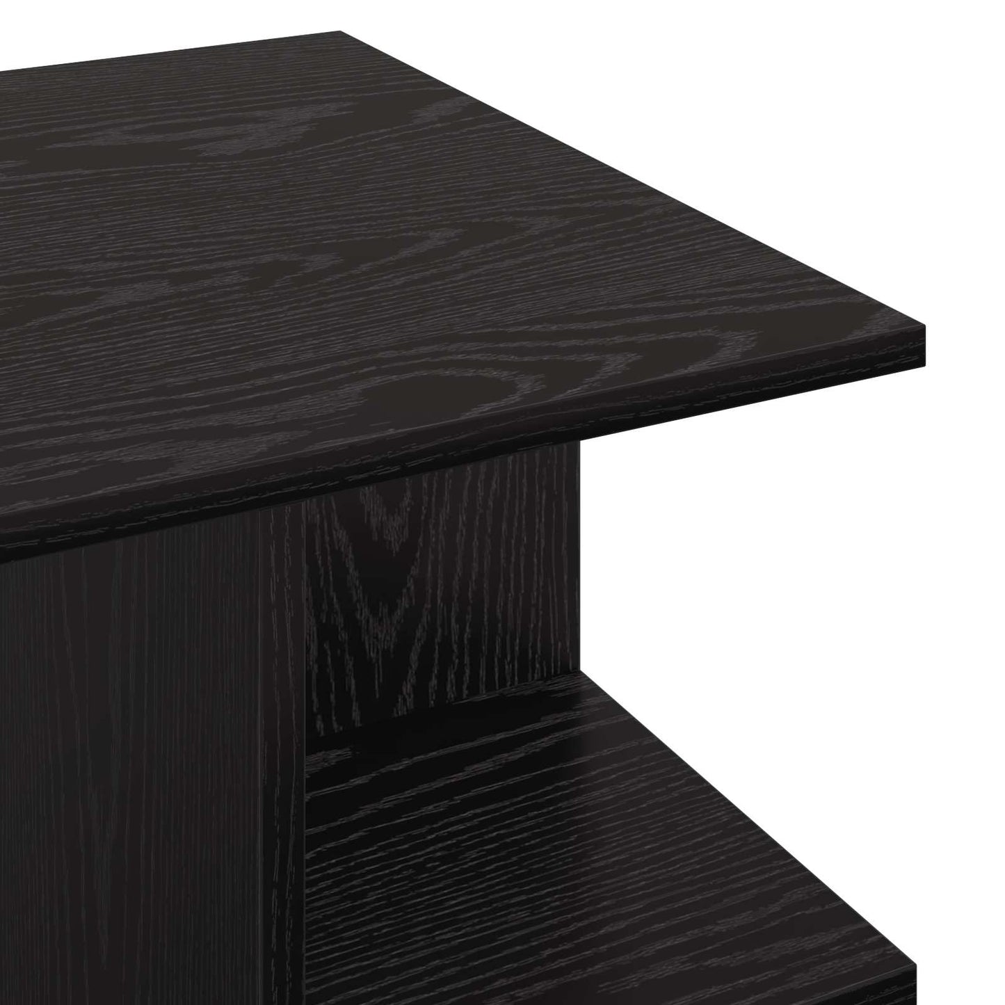 Couchtisch Schwarze Eiche 87 x 50 x 45 cm Holzwerkstoff