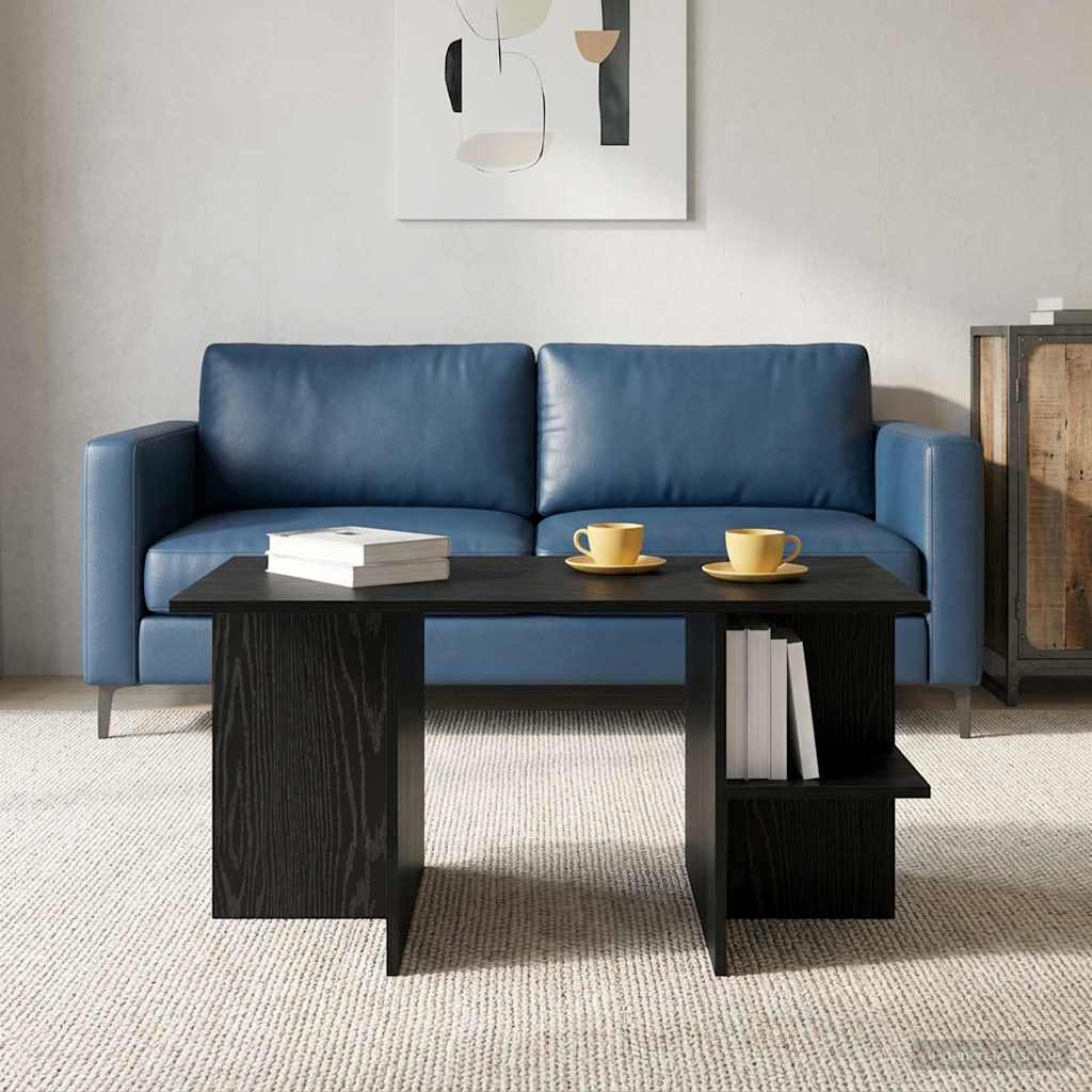 Couchtisch Schwarze Eiche 87 x 50 x 45 cm Holzwerkstoff
