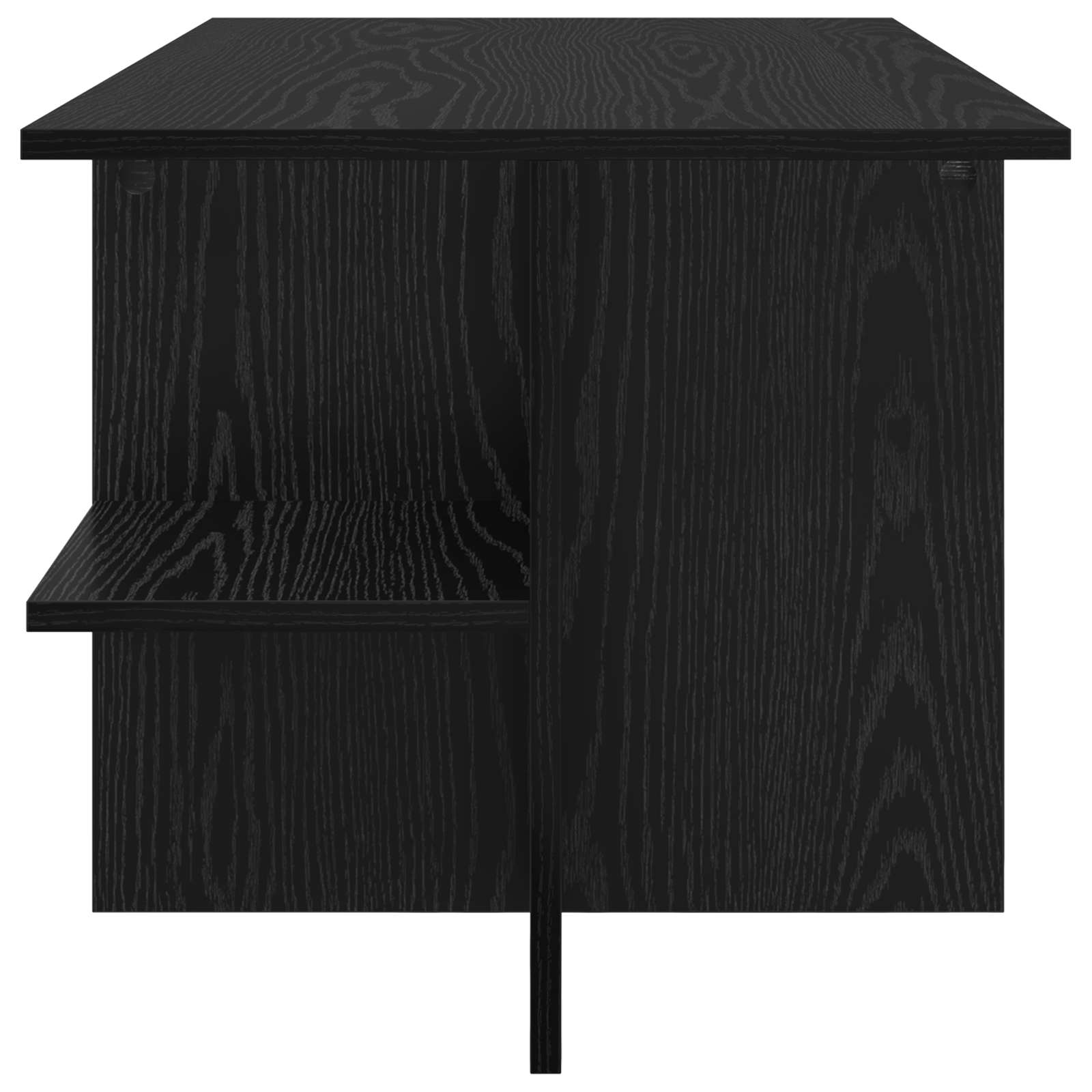 Couchtisch Schwarze Eiche 87 x 50 x 45 cm Holzwerkstoff