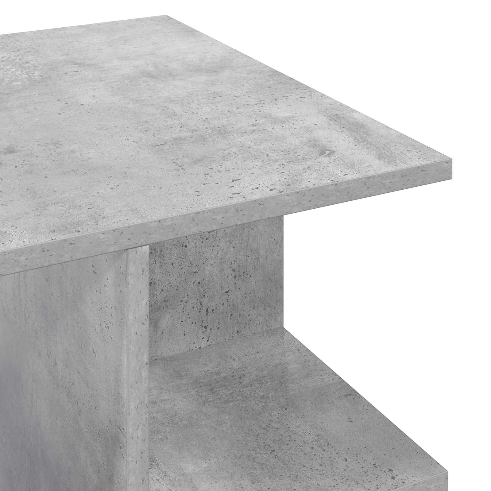 Couchtisch Betongrau 87 x 50 x 45 cm Holzwerkstoff
