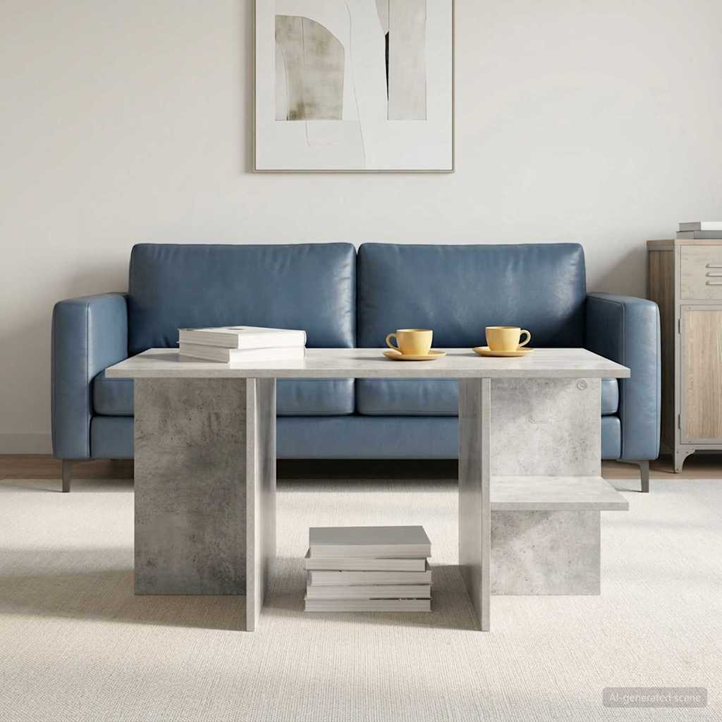 Couchtisch Betongrau 87 x 50 x 45 cm Holzwerkstoff