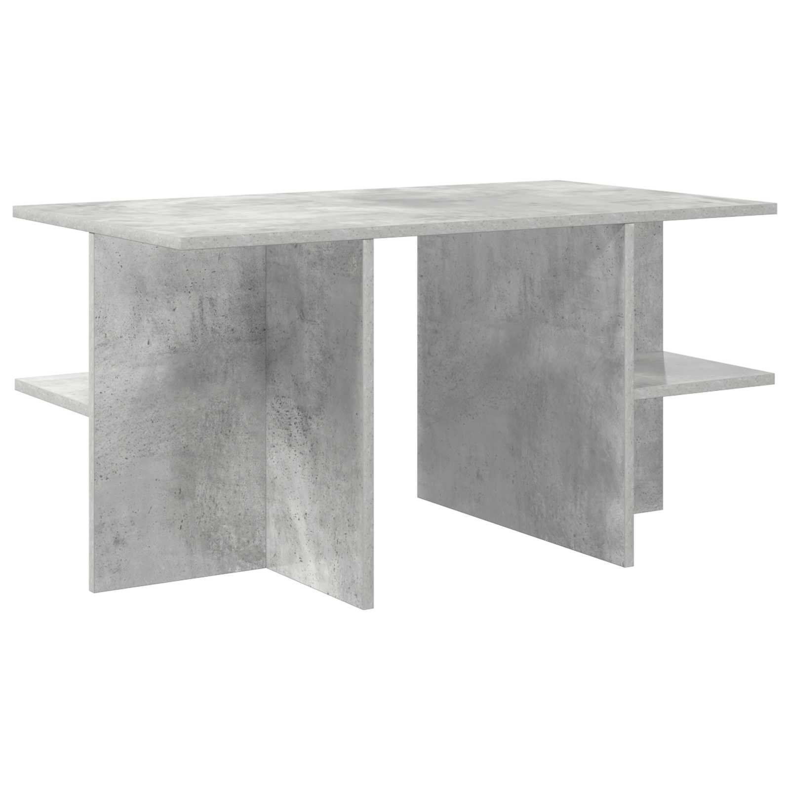 Couchtisch Betongrau 87 x 50 x 45 cm Holzwerkstoff