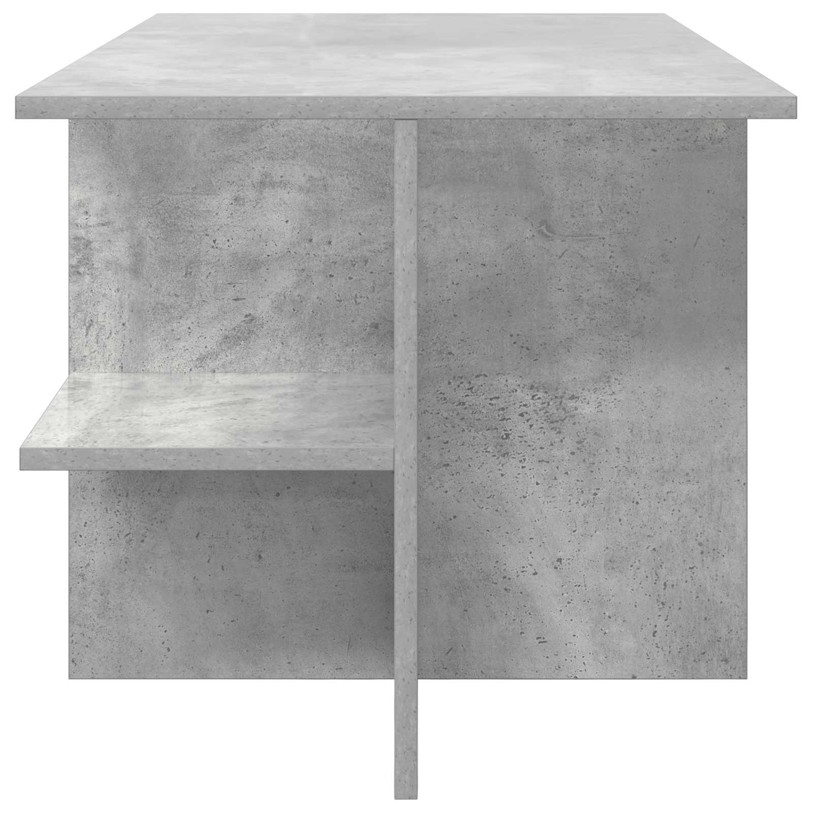 Couchtisch Betongrau 87 x 50 x 45 cm Holzwerkstoff