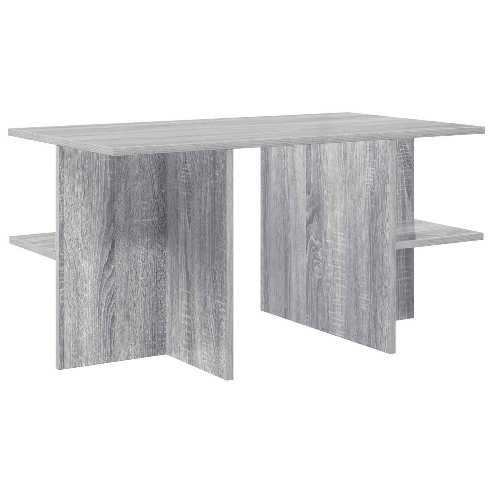 Couchtisch Graues Sonoma 87 x 50 x 45 cm Holzwerkstoff