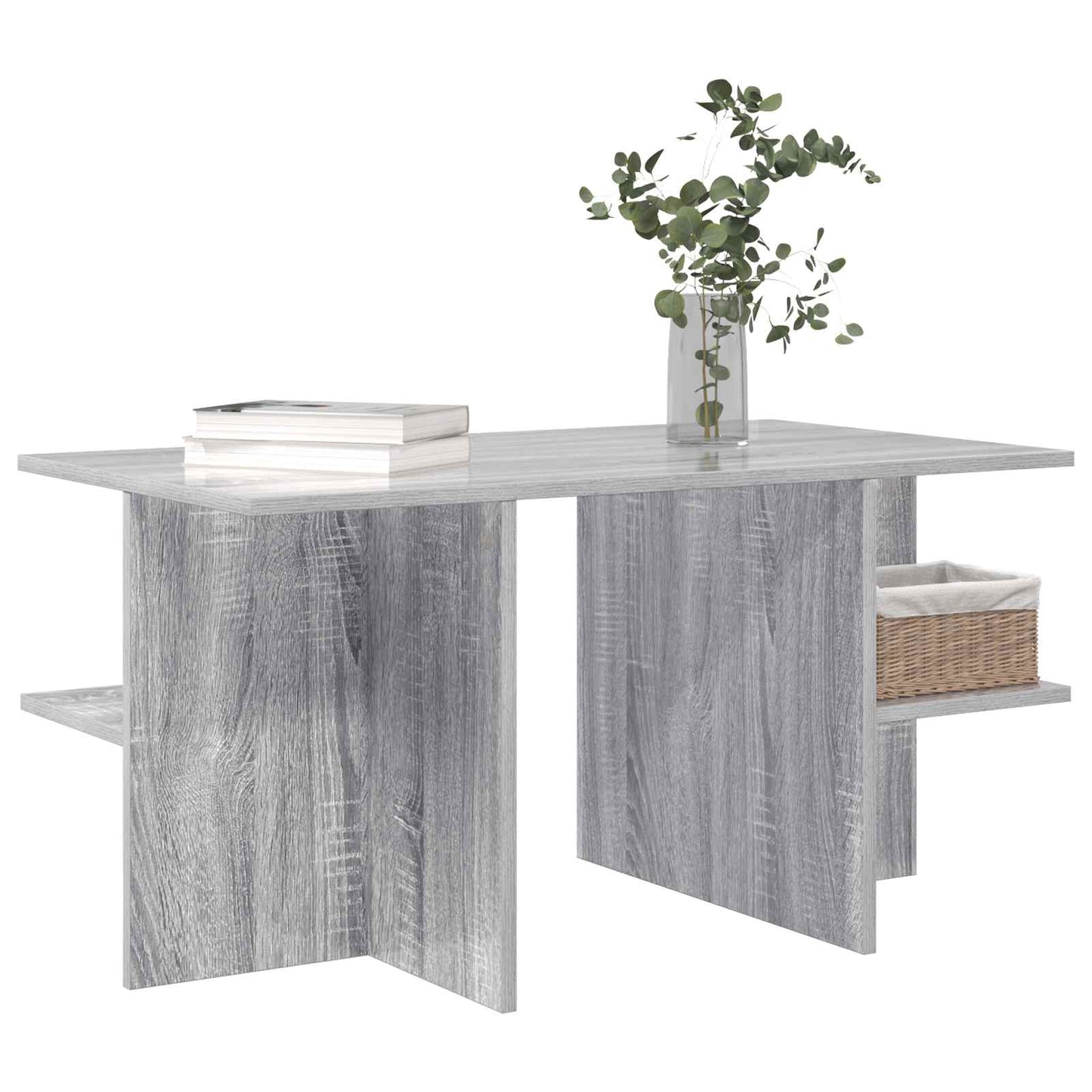 Couchtisch Graues Sonoma 87 x 50 x 45 cm Holzwerkstoff