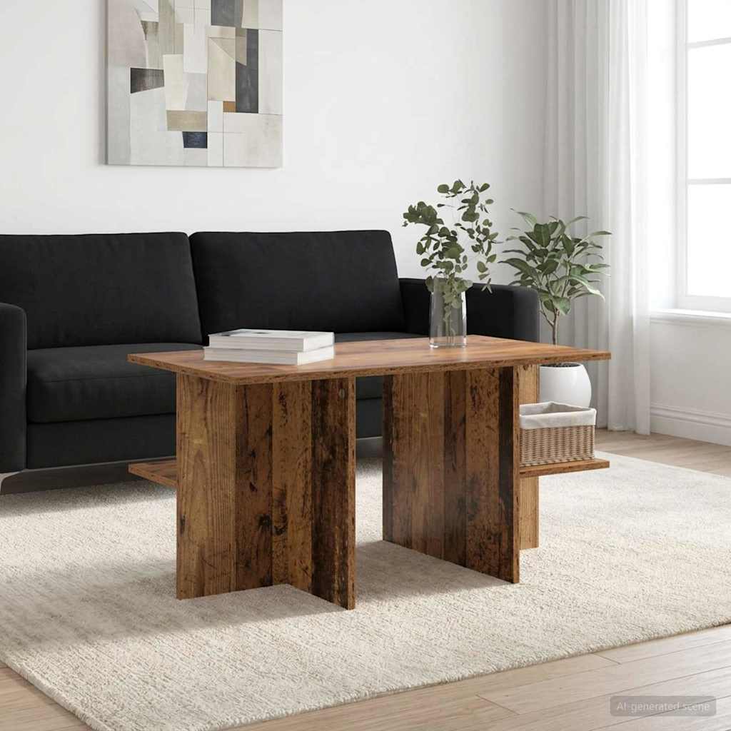 Couchtisch Altholz 87 x 50 x 45 cm Holzwerkstoff