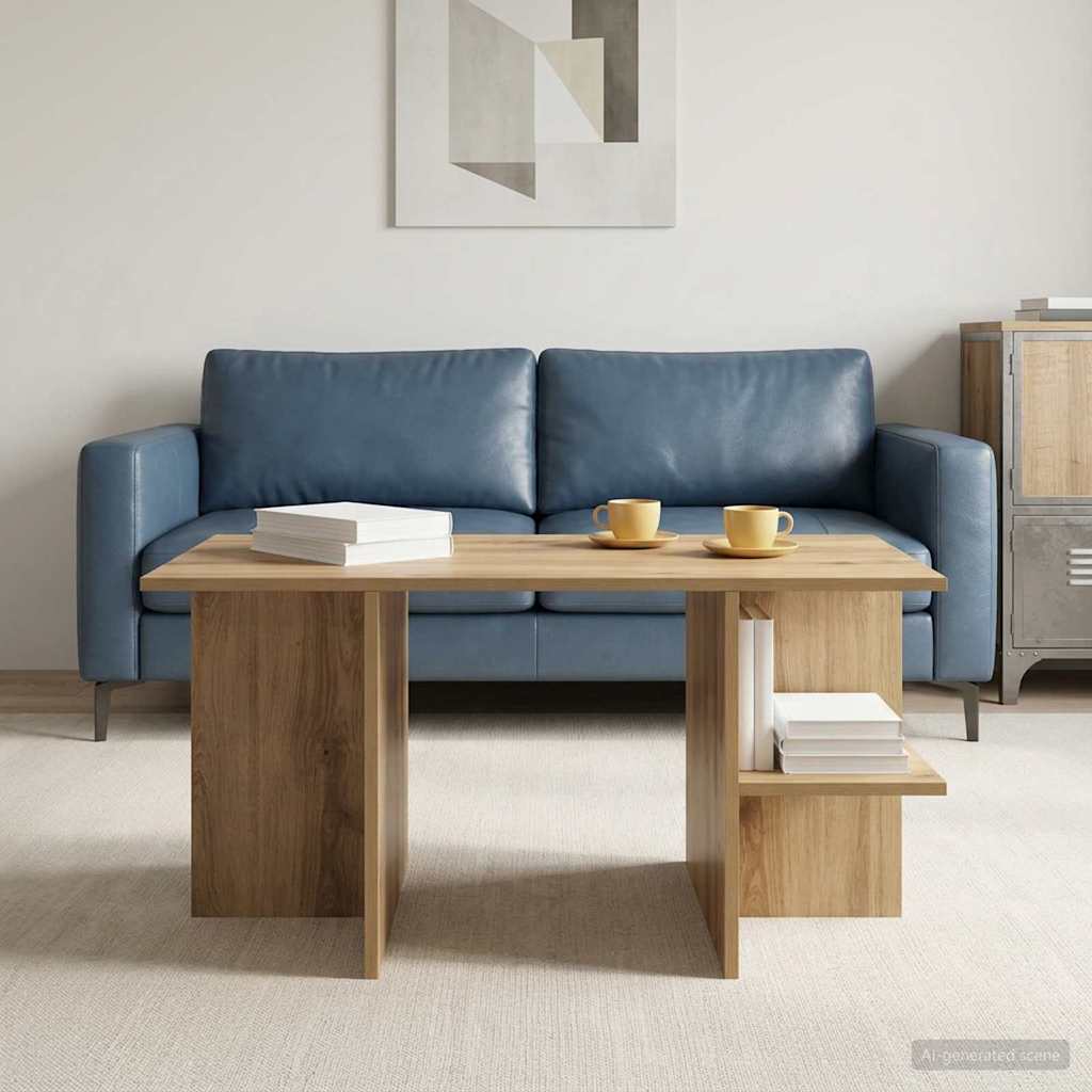 Couchtisch Artisan-Eiche 87 x 50 x 45 cm Holzwerkstoff