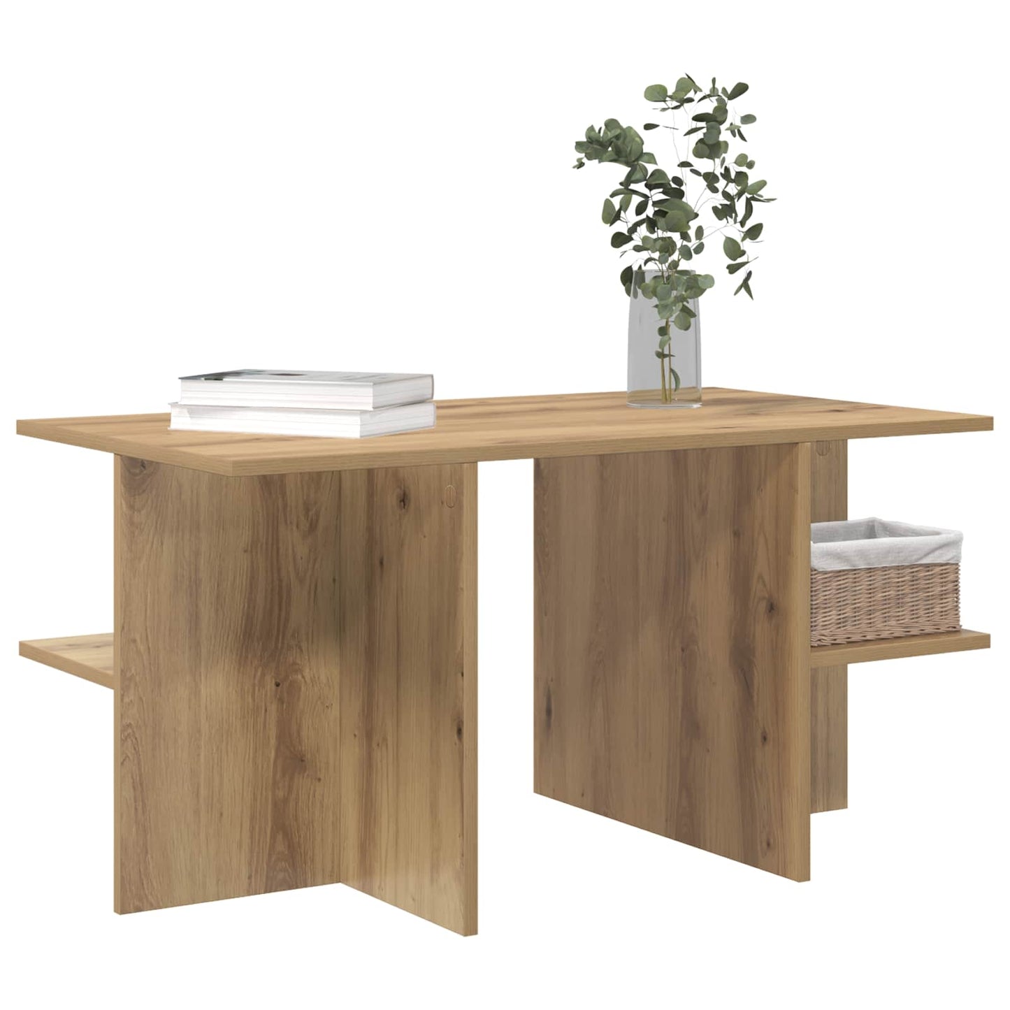 Couchtisch Artisan-Eiche 87 x 50 x 45 cm Holzwerkstoff