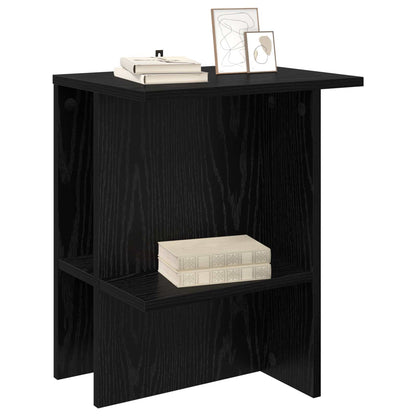 Couchtisch Schwarz Eichen-Optik 40 x 30 x 49 cm Holzwerkstoff