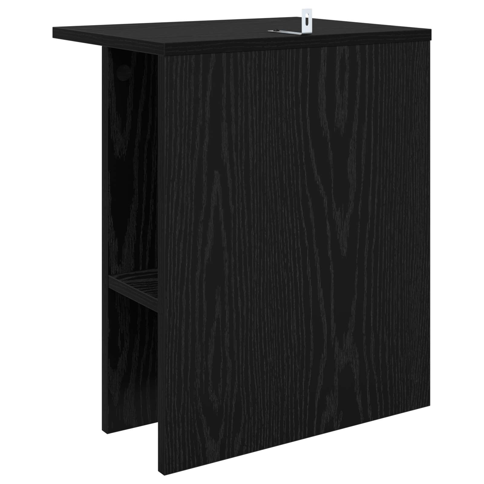 Couchtisch 2 stk. Schwarz Eichen-Optik 40 x 30 x 49 cm