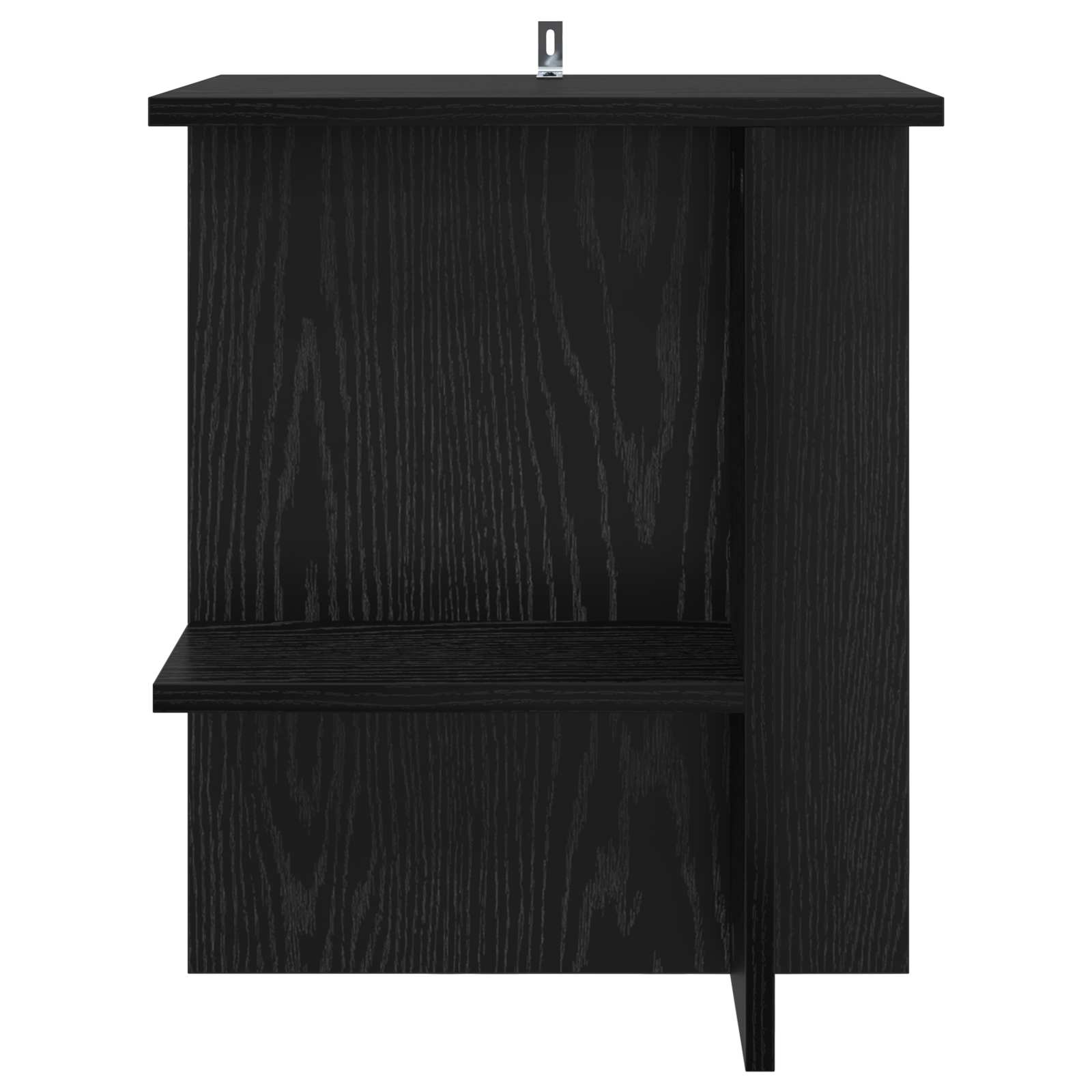 Couchtisch 2 stk. Schwarz Eichen-Optik 40 x 30 x 49 cm