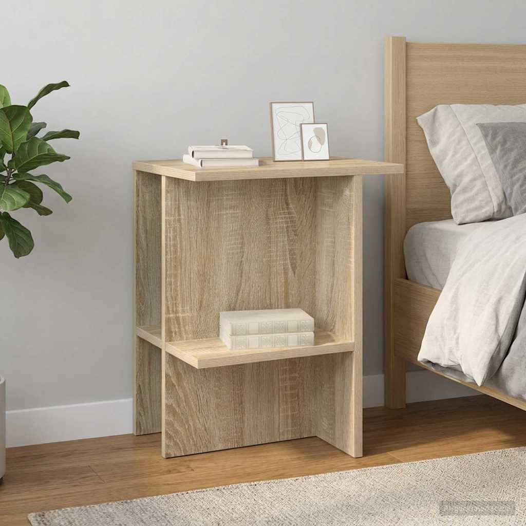 Couchtisch 2 stk. Sonoma-Eiche 40 x 30 x 49 cm Holzwerkstoff